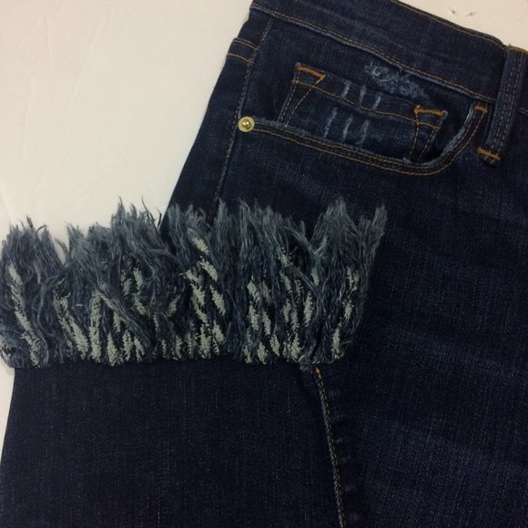 Frame Denim Mid-rise Skinny Jeans Frayed Hem - Picture 8 of 11